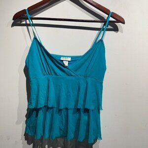 💙 Flowy La Senza teal cami
